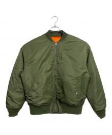 RVCA（ルーカ）の古着「リバーシブルブルジャケット」｜カーキ×オレンジ