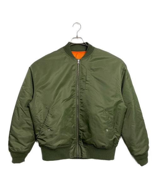 RVCA（ルーカ）RVCA (ルーカ) リバーシブルブルジャケット カーキ×オレンジ サイズ:Lの古着・服飾アイテム