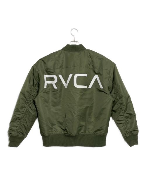 RVCA（ルーカ）RVCA (ルーカ) リバーシブルブルジャケット カーキ×オレンジ サイズ:Lの古着・服飾アイテム