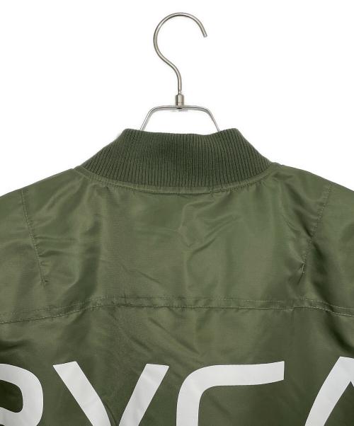 RVCA（ルーカ）RVCA (ルーカ) リバーシブルブルジャケット カーキ×オレンジ サイズ:Lの古着・服飾アイテム