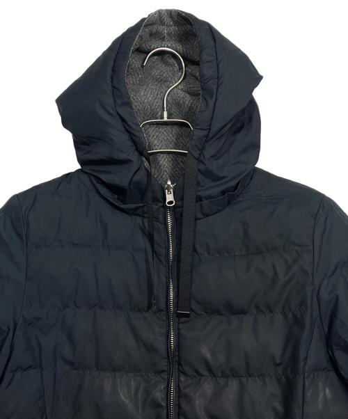 Zelal（ゼラール）Zelal (ゼラール) リバーシブルダウンコート ブラック サイズ:11ARの古着・服飾アイテム