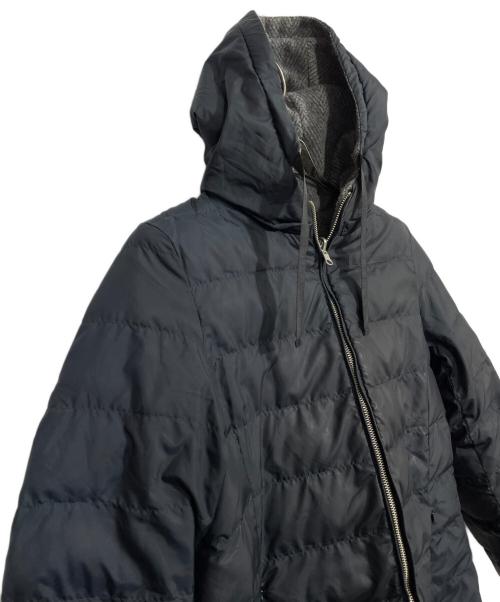 Zelal（ゼラール）Zelal (ゼラール) リバーシブルダウンコート ブラック サイズ:11ARの古着・服飾アイテム