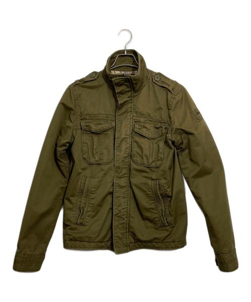 Abercrombie & Fitch（アバクロンビー アンド フィッチ）Abercrombie & Fitch (アバクロンビー アンド フィッチ) ミリタリージャケット オリーブ サイズ:Sの古着・服飾アイテム