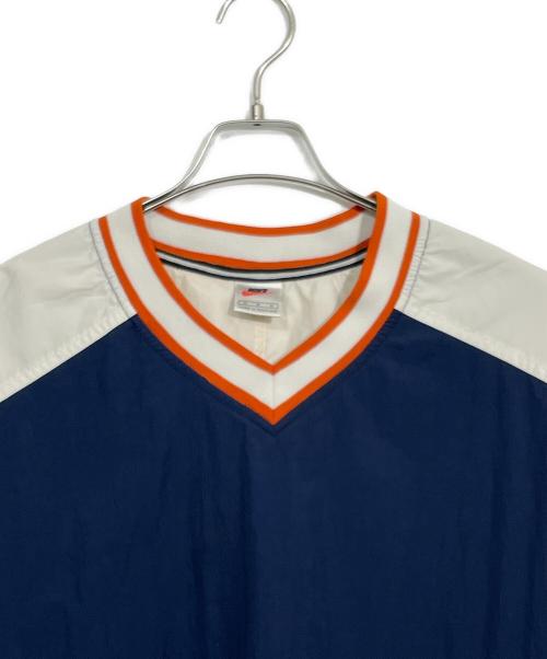NIKE（ナイキ）NIKE (ナイキ) ナイロンプルオーバー ネイビー×ホワイト サイズ:Mの古着・服飾アイテム