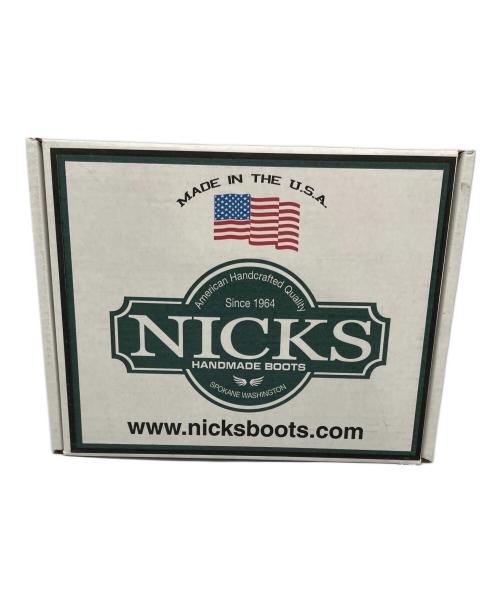 NICKS（ニックスブーツ）NICKS (ニックスブーツ) プレーントゥブーツ ブラック サイズ:7Eの古着・服飾アイテム