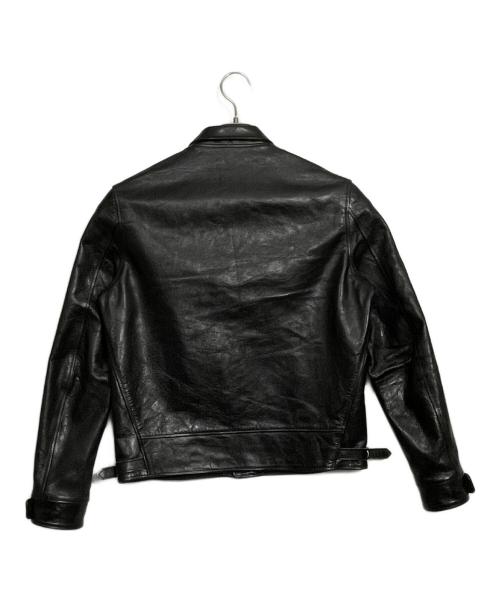 FINECREEK&CO（ファインクリークアンドコー）FINECREEK&CO (ファインクリークアンドコー) レザージャケット ブラック サイズ:36の古着・服飾アイテム