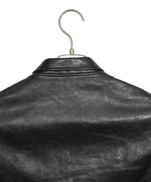 FINECREEK&CO（ファインクリークアンドコー）FINECREEK&CO (ファインクリークアンドコー) レザージャケット ブラック サイズ:36の古着・服飾アイテム