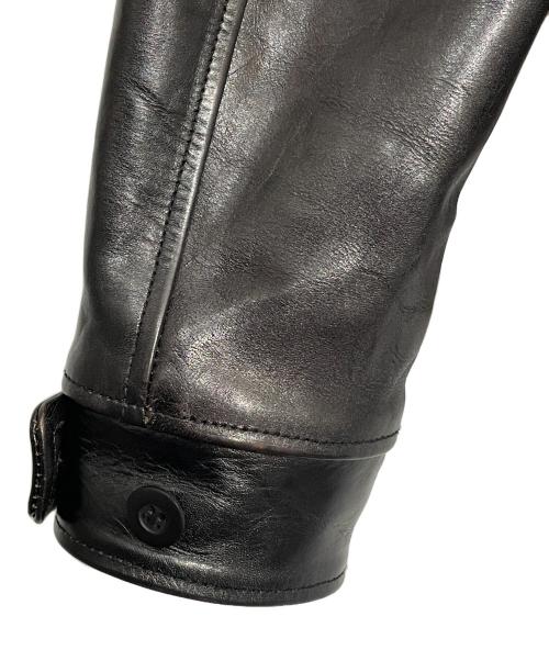 FINECREEK&CO（ファインクリークアンドコー）FINECREEK&CO (ファインクリークアンドコー) レザージャケット ブラック サイズ:36の古着・服飾アイテム