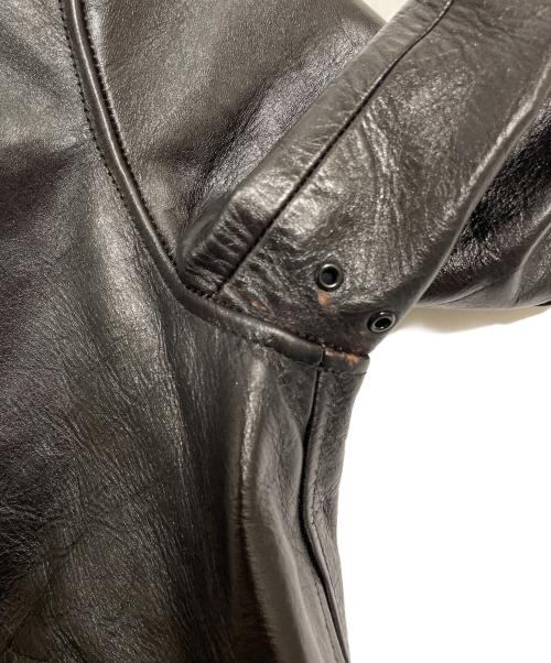 FINECREEK&CO（ファインクリークアンドコー）FINECREEK&CO (ファインクリークアンドコー) レザージャケット ブラック サイズ:36の古着・服飾アイテム