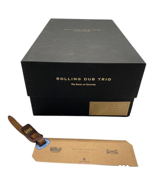 ROLLING DUB TRIO（ローリングダブトリオ）ROLLING DUB TRIO (ローリングダブトリオ) サイドゴアブーツ ブラック サイズ:25の古着・服飾アイテム
