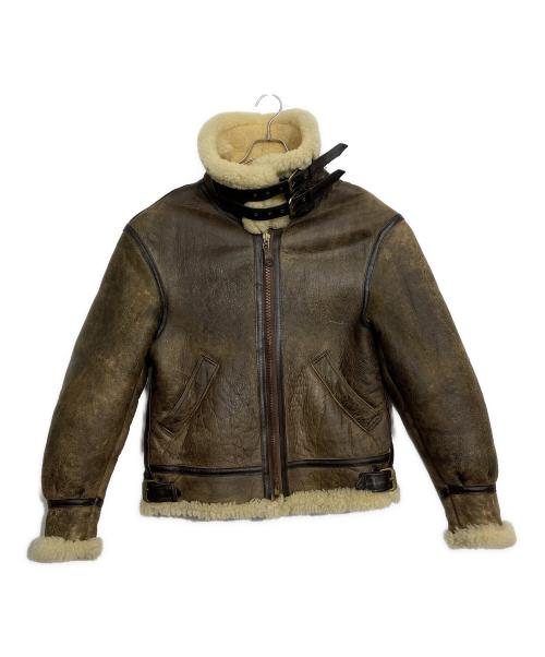 AVIREX（アヴィレックス）AVIREX (アヴィレックス) ムートンジャケット ブラウン サイズ:38の古着・服飾アイテム