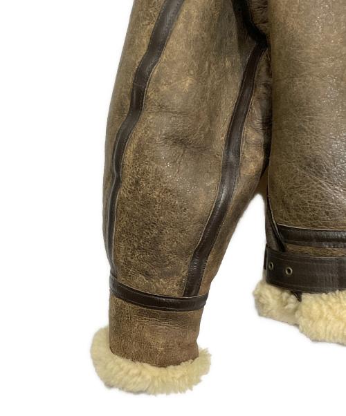 AVIREX（アヴィレックス）AVIREX (アヴィレックス) ムートンジャケット ブラウン サイズ:38の古着・服飾アイテム
