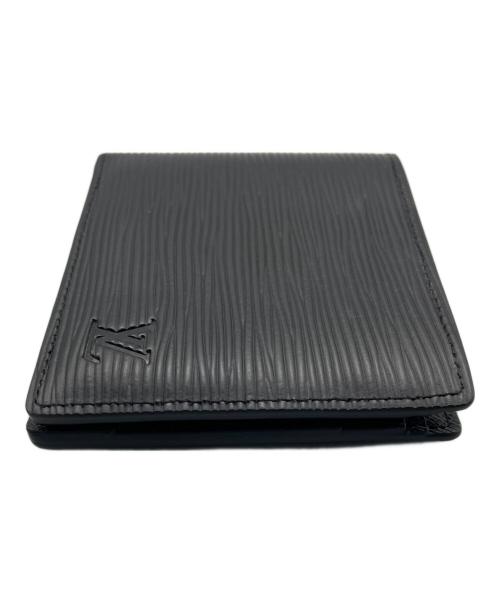 LOUIS VUITTON（ルイ ヴィトン）LOUIS VUITTON (ルイ ヴィトン) 2つ折り財布 ブラックの古着・服飾アイテム