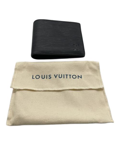 LOUIS VUITTON（ルイ ヴィトン）LOUIS VUITTON (ルイ ヴィトン) 2つ折り財布 ブラックの古着・服飾アイテム
