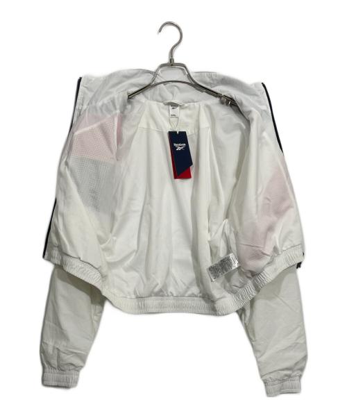 REEBOK（リーボック）REEBOK (リーボック) トラックジャケット ホワイト×レッド×ネイビー サイズ:Mの古着・服飾アイテム