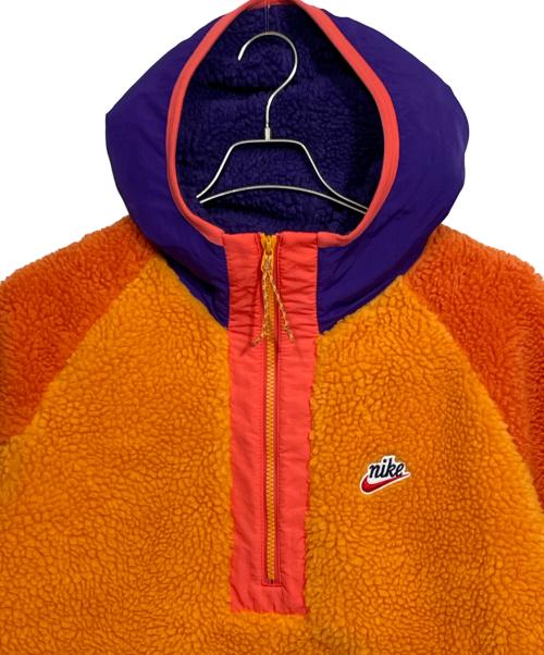 NIKE（ナイキ）NIKE (ナイキ) ハーフジップパーカー オレンジ サイズ:Lの古着・服飾アイテム
