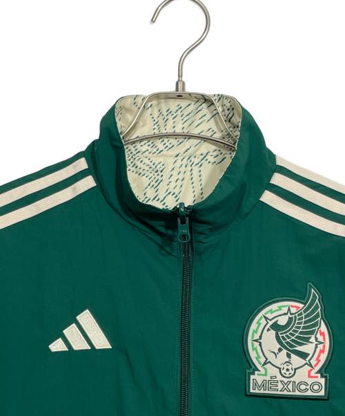 adidas（アディダス）adidas (アディダス) ナイロンジャケット グリーン サイズ:Lの古着・服飾アイテム