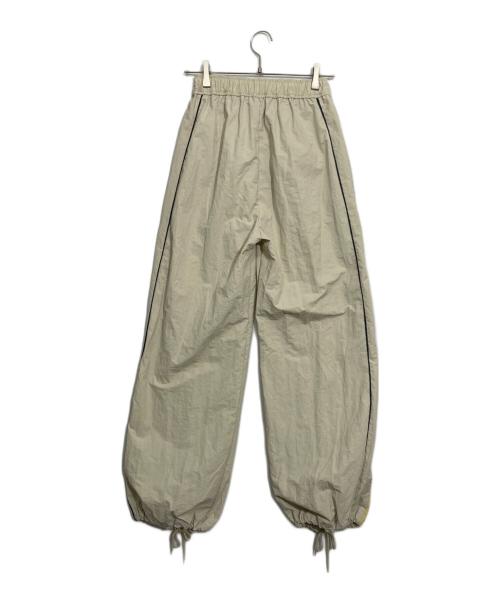 cavezarosso（カベサロッソ）cavezarosso (カベサロッソ) ダブルラインタフタパンツ ベージュ サイズ:38の古着・服飾アイテム
