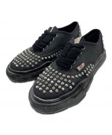Maison MIHARA YASUHIRO（メゾン ミハラ ヤスヒロ）の古着「BAKER OG Sole Studded Canvas Low-top Sneaker」｜ブラック