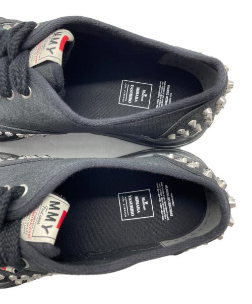 Maison MIHARA YASUHIRO（メゾン ミハラ ヤスヒロ）Maison MIHARA YASUHIRO (メゾン ミハラ ヤスヒロ) BAKER OG Sole Studded Canvas Low-top Sneaker ブラック サイズ:46の古着・服飾アイテム