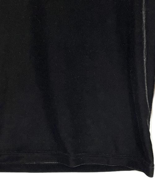 FENDI（フェンディ）FENDI (フェンディ) ベロア長袖カットソー ブラック サイズ:38の古着・服飾アイテム
