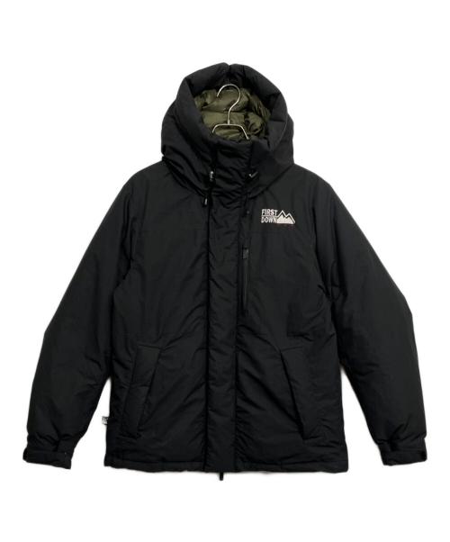 FIRST DOWN（ファーストダウン）FIRST DOWN (ファーストダウン) ダウンジャケット ブラック サイズ:Mの古着・服飾アイテム