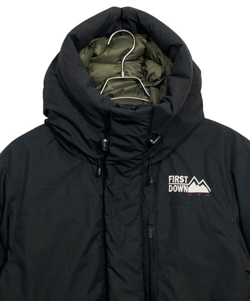 FIRST DOWN（ファーストダウン）FIRST DOWN (ファーストダウン) ダウンジャケット ブラック サイズ:Mの古着・服飾アイテム