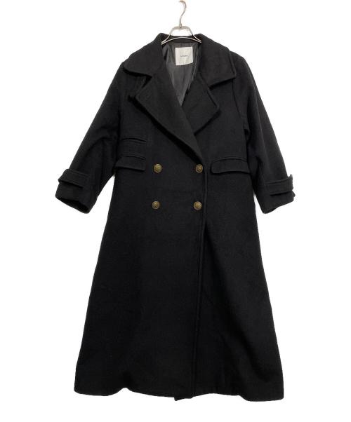 ACLENT（アクレント）ACLENT (アクレント) ロングコート ブラック サイズ:Fの古着・服飾アイテム