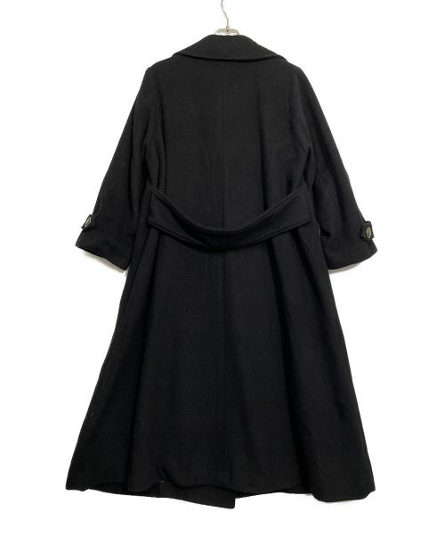 ACLENT（アクレント）ACLENT (アクレント) ロングコート ブラック サイズ:Fの古着・服飾アイテム