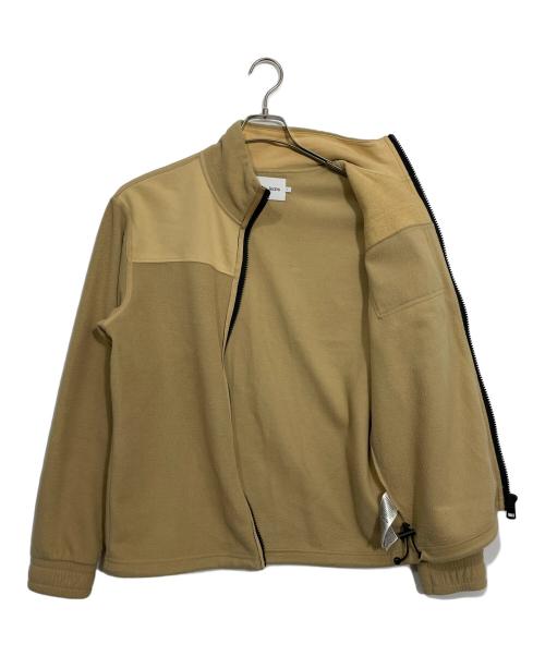 Calvin Klein Jeans（カルバンクラインジーンズ）Calvin Klein Jeans (カルバンクラインジーンズ) フリースジャケット ベージュ サイズ:Sの古着・服飾アイテム