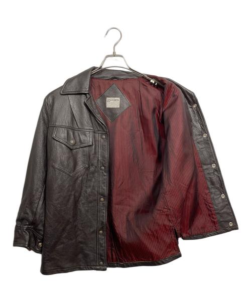 LEATHER GARMENT（レザー ガーメント）LEATHER GARMENT (レザー ガーメント) レザーシャツ サイズ:不明の古着・服飾アイテム