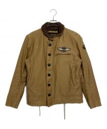 VANSON（バンソン）の古着「N-1 デッキジャケット」