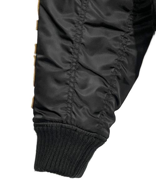 VANSON（バンソン）VANSON (バンソン) フライトジャケット ブラック サイズ:Lの古着・服飾アイテム