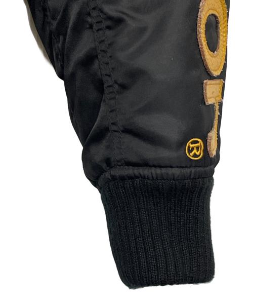 VANSON（バンソン）VANSON (バンソン) フライトジャケット ブラック サイズ:Lの古着・服飾アイテム