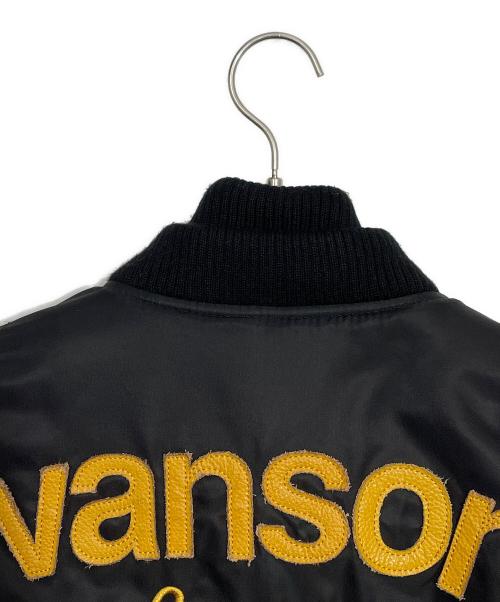 VANSON（バンソン）VANSON (バンソン) フライトジャケット ブラック サイズ:Lの古着・服飾アイテム