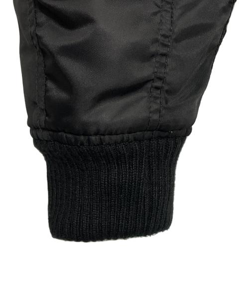 VANSON（バンソン）VANSON (バンソン) フライトジャケット ブラック サイズ:Lの古着・服飾アイテム