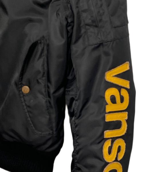 VANSON（バンソン）VANSON (バンソン) フライトジャケット ブラック サイズ:Lの古着・服飾アイテム