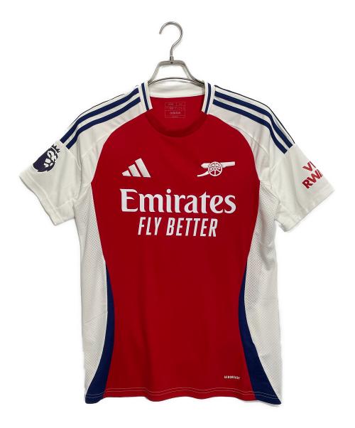 アーセナルFC（アーセナルFC）アーセナルFC (アーセナルFC) adidas (アディダス) サッカーユニフォーム レッド×ホワイト サイズ:Lの古着・服飾アイテム