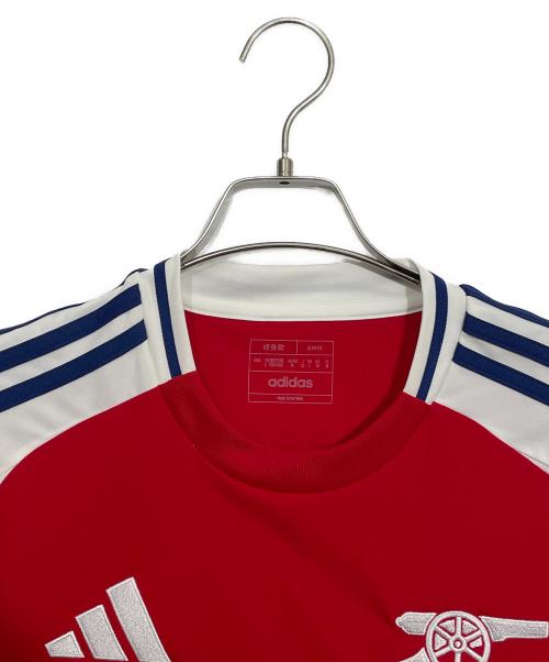 アーセナルFC（アーセナルFC）アーセナルFC (アーセナルFC) adidas (アディダス) サッカーユニフォーム レッド×ホワイト サイズ:Lの古着・服飾アイテム