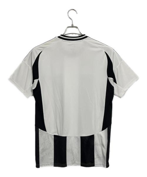 ユベントス（ユベントス）ユベントス (ユベントス) adidas (アディダス) サッカーユニフォーム ブラック×ホワイト サイズ:Lの古着・服飾アイテム