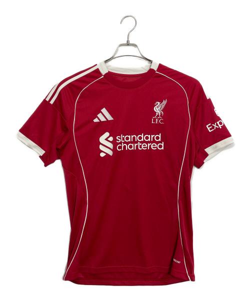 リヴァプールFC（リヴァプールFC）リヴァプールFC (リヴァプールFC) adidas (アディダス) サッカーユニフォーム レッド サイズ:Lの古着・服飾アイテム