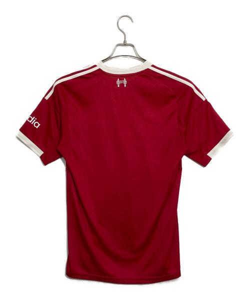 リヴァプールFC（リヴァプールFC）リヴァプールFC (リヴァプールFC) adidas (アディダス) サッカーユニフォーム レッド サイズ:Lの古着・服飾アイテム