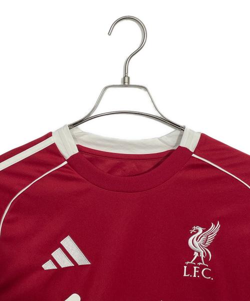 リヴァプールFC（リヴァプールFC）リヴァプールFC (リヴァプールFC) adidas (アディダス) サッカーユニフォーム レッド サイズ:Lの古着・服飾アイテム