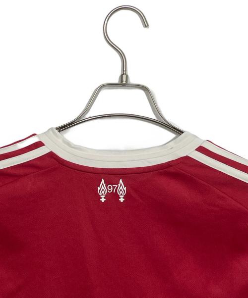 リヴァプールFC（リヴァプールFC）リヴァプールFC (リヴァプールFC) adidas (アディダス) サッカーユニフォーム レッド サイズ:Lの古着・服飾アイテム