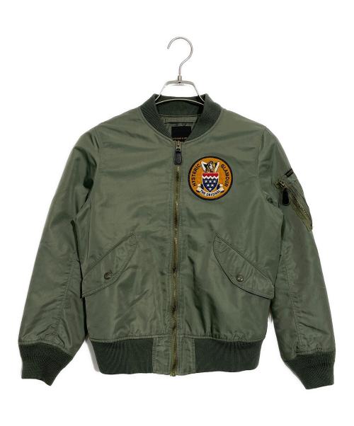 Hysteric Glamour（ヒステリックグラマー）Hysteric Glamour (ヒステリックグラマー) MA-1ジャケット カーキ サイズ:Sの古着・服飾アイテム