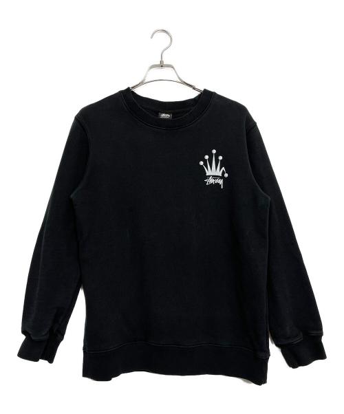 stussy（ステューシー）stussy (ステューシー) スウェット ブラック サイズ:Lの古着・服飾アイテム