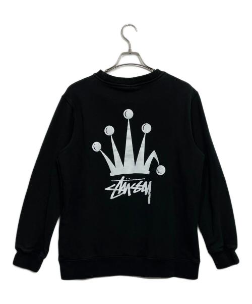 stussy（ステューシー）stussy (ステューシー) スウェット ブラック サイズ:Lの古着・服飾アイテム