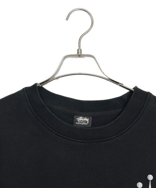 stussy（ステューシー）stussy (ステューシー) スウェット ブラック サイズ:Lの古着・服飾アイテム