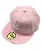 New Era×SUPREMEニューエラ×シュプリーム）の古着「キャップ」｜バイオレット