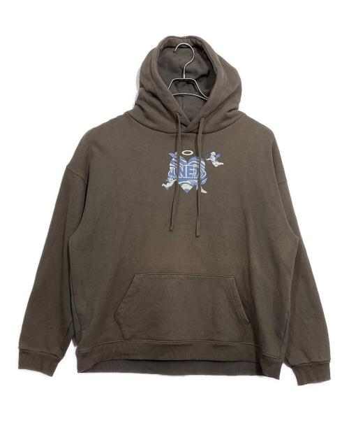 9090（9090）9090 (9090) パーカー チャコールグレー サイズ:XLの古着・服飾アイテム